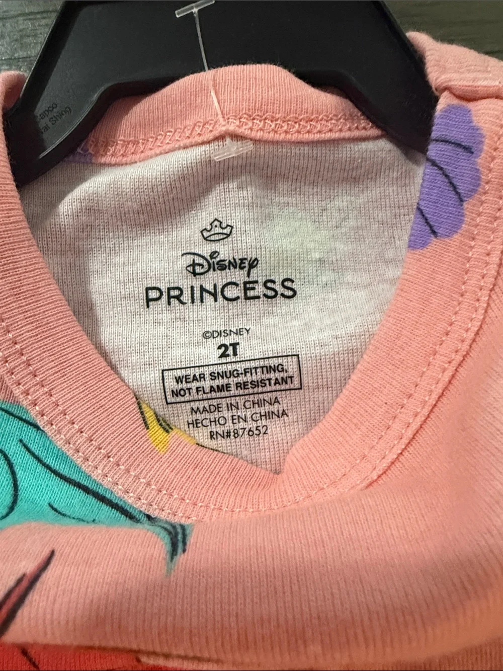 🛍 NWT 🛍 CUTE LITTLE GIRLS  DISNEY PRINCESS PAJAMAS SIZE 2T 🛍